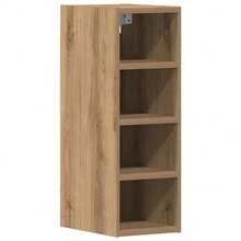 vidaXL Armoire suspendue "Riga" Chêne artisanal 20 x 29,5 x 60 cm Bois d'ingénierie - Tabac - Voir 1