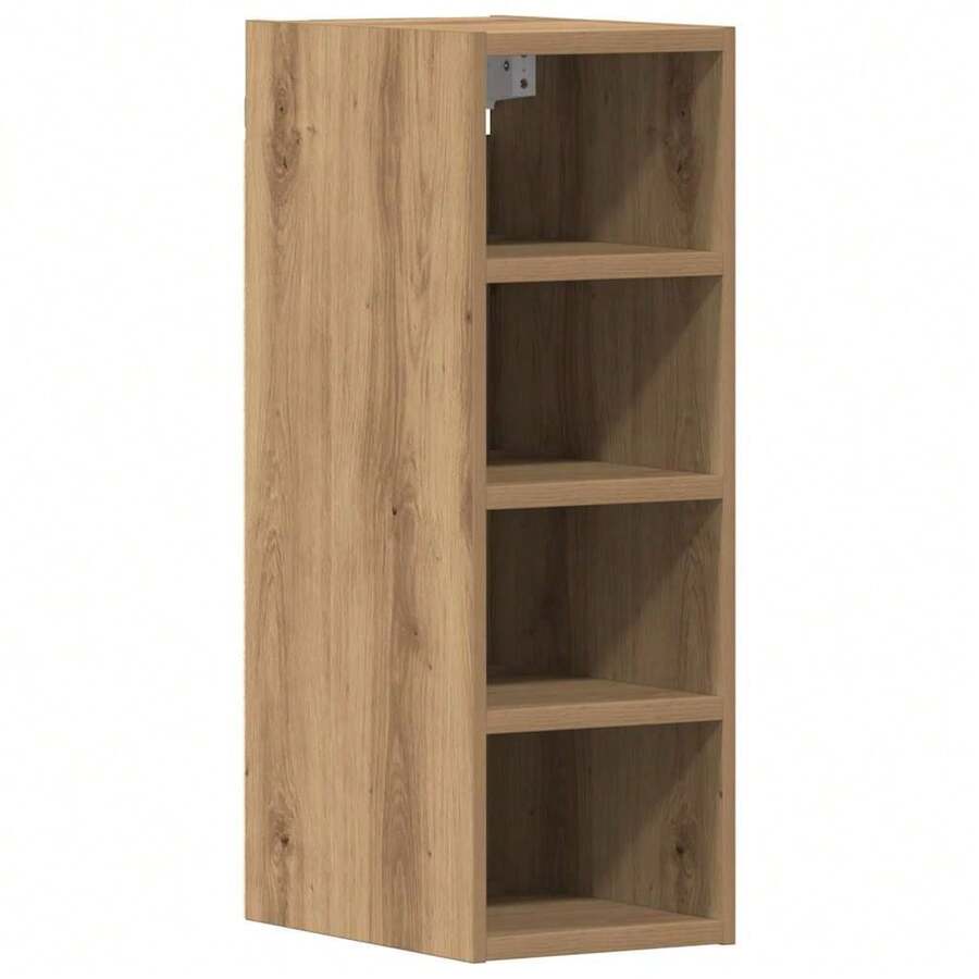 vidaXL Armoire suspendue "Riga" Chêne artisanal 20 x 29,5 x 60 cm Bois d'ingénierie - Tabac - Voir 1