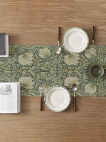 1 pieza Mantel con estampado floral de William Morris, Camino de mesa, Decoración de mesa de comedor vintage para cocina, Disponible en múltiples tamaños, Adecuado para decoración de mesa de cocina y comedor, Accesorios de mesa para fiestas, Decoración de habitaciones del hogar, Mantel de restaurante, Decoración de restaurante, Decoración de mesa de comedor, Ajuste de mesa de comedor, Mantel, Bufanda para repisa de chimenea Decoración de chimenea, Decoración de cortinas para puertas y ventanas de vidrio, Decoración del hogar, Decoración de entrada, Decoración de mesa de comedor, Decoración de habitaciones, Bufanda de cama - Multicolor - Ver 2