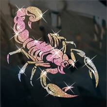 1张经典蝎子闪光汽车乙烯基贴纸，闪亮卡车汽车车窗贴花，摩托车笔记本电脑贴纸 - A - 查看 11