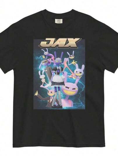 2026 100% Cotton Short Sleeve Casual Tee Amazing Jax Collage TADC Circus Unisexcomfortcolors Heavyweight 100% Cotton Digital T-Shirt Tee Sh,2025 Christmas Tshirt,Fashion Print Casual T-Shirt,Loose Short Sleeve T-Shirt,Short Sleeved Single-Sided Printed T-Shirt,100% Cotton Short Sleeve Casual Tee, Soft,Durable Round Neck Casual Top For Spring,Summer,And Fall Heart & Slogan Bodybuilding Top Boyfriend Style Casual Wear Suitable For AllSeasons Graphic Tee Men Playera De Hombre T-Shirts For Men