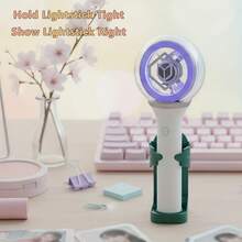 Kpop应援棒支架,Kpop应援棒底座,可调节K-Pop展示底座支撑架收纳架,适用于通用Kpop应援棒,Kpop演唱会必备应援棒配件,适用于派对游戏和活动,非常适合SKZ//Stray Kidz//Twice///Txt//G-Dragon//EXO/Aespa/Army Bomb/官方应援棒,不包含应援棒。 - 彩色 - 查看 11