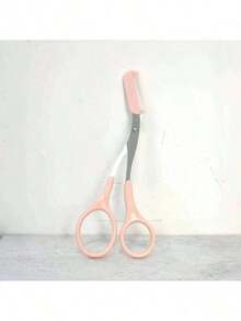 1pc Eyebrow Trimmer/Crescent Eyebrow Razor, Beginner Eyebrow Shaver, Unisex Set - Multicolor - View 3