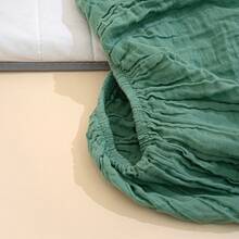 1pc Muslin Baby Crib Sheet Bedding Set, Breathable Unisex Infant Bed Mattress Cover, Super Soft Microfiber Standard Baby Crib/Mini Crib Mattress Protector - Multicolor - View 5