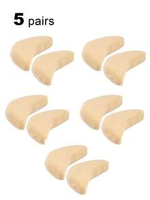 1 双女式可调节鞋码填充物，防摩擦前脚垫，透气吸汗半码鞋垫，适合高跟鞋和尖头鞋 - 杏色 - 查看 8