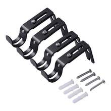 Curtain Rod Bracket Adjustable Rotation For Office Living Room Bedroom - Multicolor - View 16