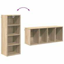 vidaXL Armario suspendido con almacenamiento Chêne Sonoma 40 x 29,5 x 100 cm - Marrón - Ver 10