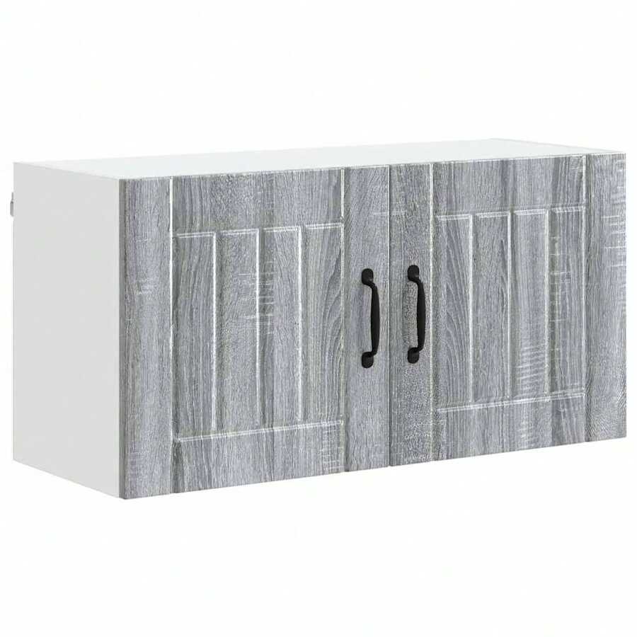 vidaXL Armadio da cucina Grigio Sonoma 80 x 31 x 40 cm - Grigio - Visualizzare 1