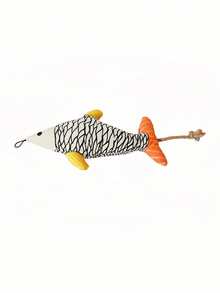 1pc Cartoon Fish Cat Toy, Self-Entertainment Boredom Relief Toy With Catnip, Multi-Color Options - Multicolor - View 9