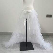 Layered Hem Multi-Layer Elegant Mesh Petticoat