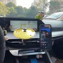 1pc Car Crash Drum, Car Air Vent Drum, Mini Drum For Music Lovers, Compact And Durable Car Accessory Suitable For Various Vehicle Models, Easy To Install And Sturdy - Multicolor - View 3