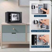 Caja Fuerte Digital De Alta  Con Código Y Llave