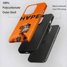 La funda para teléfono con espejo con diseño de personaje de mono HAPE funciona también como un elegante espejo y es compatible con  17,  16 Pro Max,  15 Pro Max,  13 y  12, está hecha de TPU duradero que garantiza protección contra golpes y caídas, es perfecta como regalo para familiares, amigos y ocasiones especiales como cumpleaños, vacaciones o aniversarios. - Blanco - Ver 7