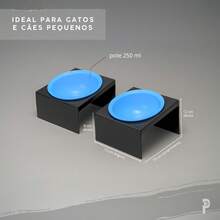 Elevated Feeder/Waterer 250ml For Dogs And Cats - Kit - 1 Pc - View 3