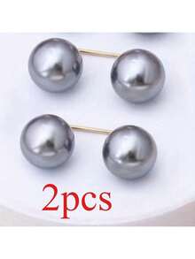2pcs Pearl Denim Leg Clips, Chest Front Light Blocker, Anti-Slip Shoe Buckle, Pants Length Adjuster