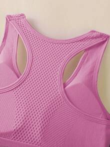 4 Pcs Women's Casual Sports Bra,  Bra With Criss-Cross Straps, Sports Vest, Comfortable And Breathable,  Suitable For Fitness, Yoga, And Running - 彩色 - 查看 7