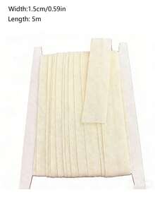 5.5 Yard Pre-Folded Bias Tape, Suitable For Sewing, Folding Elastic Crafts And Home Decor, Multi-Functional Fabric Edge Decoration And Garment Embellishment, Sewing Trim, Craft Supplies, Smooth Texture, Neat Workmanship, Durable - Multicolor - View 27