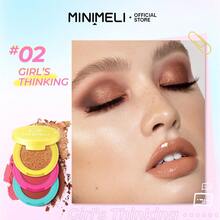 TendenciaMinimeli Paleta 3 En 1 Sombra Rubor E Iluminador Gitter 4.5gCalidad premium - 02 - Ver 3