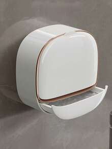 1个壁挂式皂碟,防水皂架带沥水盒,无需钻孔,独特的皂液沥水容器,适合秋季家居浴室装饰、洗漱用品、家居生活、秋冬风格,也适合学生宿舍、圣诞节装饰、圣诞节、感恩节、新年礼物 - 彩色 - 查看 9