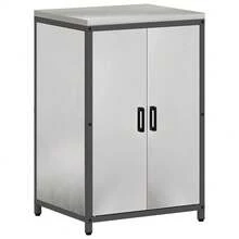 vidaXL Ensemble de rangement cuisine 2 pcs Argenté Acier inoxydable - Argent - Voir 7