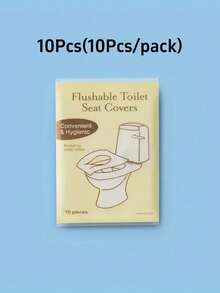 10-200片/包 一次性马桶座垫，防水旅行露营酒店浴室马桶垫配件，防水一次性马桶座垫 - 保护垫 - 便携式，适用于公共卫生间、旅行和度假浴室，秋季装饰 - 彩色 - 查看 22