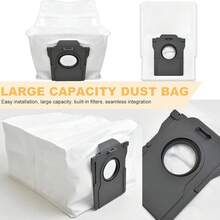 Applicable To D Reame X50 Ultra Complete X50 Master Robot Vacuum Cleaner Accessories: Main Brush, Side Brush, Dust Bag, Cleaning Brush - Multicolor - View 5