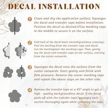 MonogramCustom Wall Decal, Create Your Own Wall Decal, Vinyl Lettering, Custom Quote Decal, Personalized Wall Decal, Custom Text Decal - Multicolor - View 3