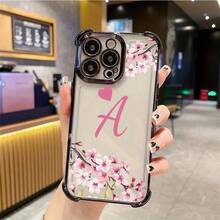 Funda de teléfono a prueba de golpes con carcasa espacial de cuatro esquinas electrochapada para Apple  11 12 13 14 15 16 Plus Pro Max 16e, funda protectora a prueba de golpes con patrón impreso, funda protectora suave - Colores mixtos - Ver 10