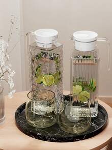 1个冷水壶，多功能，耐冷耐热，倒水顺畅安全，坚固耐用，适用于果汁、奶茶、花草茶等，是厨房、餐厅、客厅、卧室等场所的理想之选。 - 彩色 - 查看 6