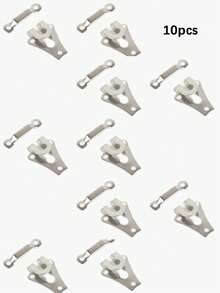 5/10pcs Invisible Suit Pants Hooks, Hidden Buttons For Clothing, Metal Pants Hooks, Universal Hidden Pants Hooks - Multicolor - View 9