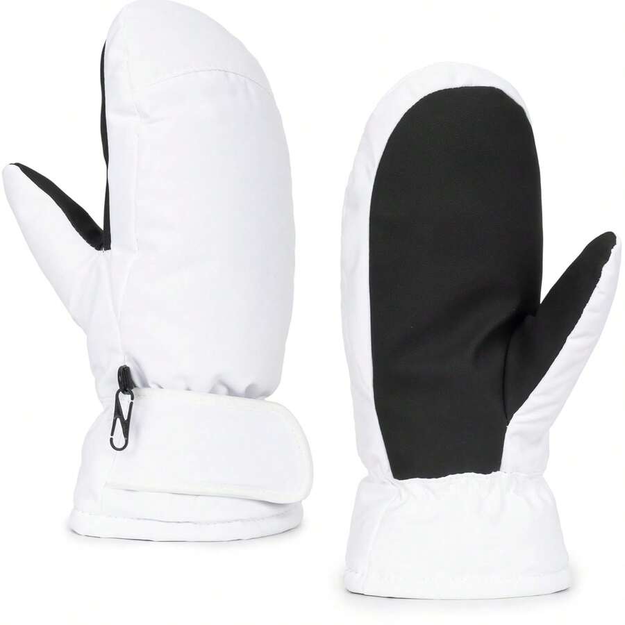 UTOWO Outdoors Winter Ski Mittens For Men Women - Warm Snow Mitts For Cold Weather Non-Slip Water-Repellent Gloves Windproof - Nhiều màu - Xem 1