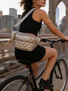 Women Fanny Packs - Gold - View 6