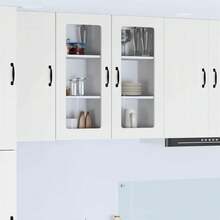 vidaXL Armoire de cuisine 2 pcs Blanc 40 x 31 x 80 cm - Blanc - Voir 2