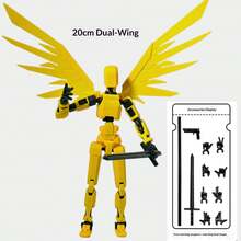 3D打印T13可动人偶，机甲可动人偶，13号机器人模型，Nova 13可动人偶，收藏家桌面摆件礼品 - 彩色 - 查看 11