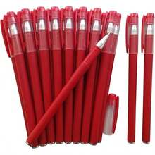 1-18 قطعة/مجموعة أقلام جل بلاستيكية ملونة، رأس رفيع 0.5 مم، كتابة سلسة، جفاف سريع، مع مشبك، أسود/أزرق/أحمر، لوازم مكتبية ومدرسية، مناسبة للطلاب الابتدائيين، مثالية للمدرسة والمكتب والكتابة اليومية - متعدد الألوان - مشاهدة 12