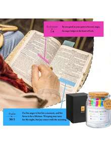 1pc Bible Verse Jar, Bible Verse Jar For Expressing Emotions And Feelings, Christian Women Gift, Graduation Gift, Canned Bible Verses, Prayer Hope Jar, Mother's Day Gift - Multicolor - View 8