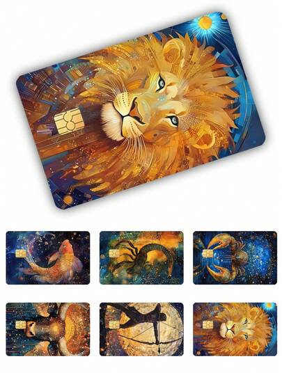 12 Zodiac Sign Sticker Set, Including Capricorn, Pisces, Gemini, Leo And Virgo Constellation Patterns, Matte Solid Color Design. These Frosted Solid Color Stickers Are Waterproof, Scratch-Resistant, Anti-Slip And Privacy-Protecting. Suitable For Decorating Credit Cards, Bank Cards And Transportation Cards. A Fun Gift For Husband, Wife And Friends.