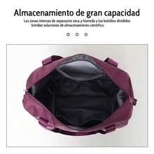 Bolso de Viaje de Gran Capacidad con Ruedas Giratorias 360 Impermeable de Tela Oxford Ideal para Vacaciones y Transporte de Equipaje - azul real - Ver 5