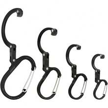 mhjGEAR AID HEROCLIP Mosquetón con Clip y Gancho Mediano para Camping Mochila Maletas y organización de cocherasleeping Bags - 219311568 - Ver 3