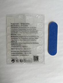 10 Stück extra lange handgefertigte französische Maniküre Nagel Aufkleber, dekoriert mit 3D Strass, Blumen und Spielzeugpistolen Mustern, entworfen für Mädchen, einfach zu tragen, geeignet für Partys und täglichen Nagellack Gebrauch - Schwarz - Übersicht 9