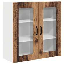 vidaXL Armoire de cuisine Kalmar Bois ancien 80 x 31 x 80 cm - Tabac - Voir 1