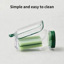 1 Pack Salad Pod, Portable Salad Pod Jar Container, 300ml Leakproof Salads Jar For Lunch, Fresh Fruit & Veg Storage Box, Reusable Salads Bowl For Work, School & Travel - White - View 3