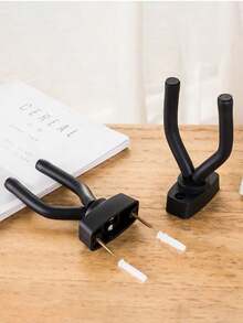 1个吉他壁挂支架，带可调节软钩，通用型，适用于吉他、尤克里里、贝斯、二胡等乐器。 - 彩色 - 查看 7