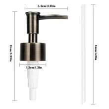 Plastic Soap Dispenser Pump Replacement For Standard 28/400 Thread Size For Your Lotion Or Dish Soap Refill Dispenser Kitchen Bathroom 2 Pack(Bronze) - 銅色 - 查看 4