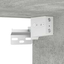 vidaXL Armoire suspendue avec rangement Gris béton 20 x 29,5 x 40 cm - Gris - Voir 9