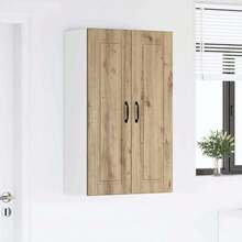 vidaXL Armario de cocina con puerta Chêne artesanal 60 x 31 x 100 cm - Marrón - Ver 4