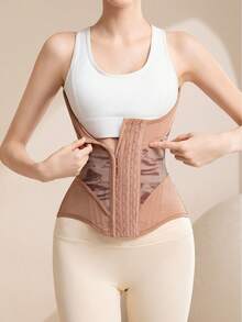 Body Shaper Slimming Control Corset Fitness Belt Underwear - Brown - View 6
