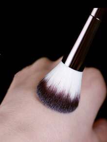 7pcs Makeup Brush Set, Including Powder Brush, Blush Brush, Foundation Brush, Eye Shadow Brush, Concealer Brush, Lip Brush And 1 Retractable 4-In-1 Brush. Soft Synthetic Fiber Bristles, Seamless Metal Handles, Suitable For All Skin Types. - Multicolor - View 9