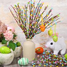 40 قطعة من الفواكه الاصطناعية إكليل الزهور، رذاذ التوت الربيعي، أغصان زخرفية باللون الباستيل، أغصان زخرفية للزهور، مناسبة لديكور وسط طاولة عيد الفصح، صنع إكليل الحرف اليدوية وديكور المنزل. رذاذ اصطناعي، إكليل زخرفي من سلك الحديد والتوت الربيعي، أغصان زخرفية للزهور، مناسبة للحرف اليدوية لعيد الفصح، ترتيبات الزهور وصنع الإكليل. - متعدد الألوان - مشاهدة 6