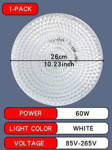 高亮度LED灯泡 E27 30W 40W 60W 85-220V 室内LED灯泡，适用于家庭照明、客厅，低能耗LED灯泡，日光白 - 白色 - 查看 14